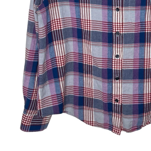 Pendleton Women Seaside Plaid Button Down Shirt Medium - Picture 6 of 12